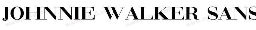 Johnnie Walker Sans字体转换